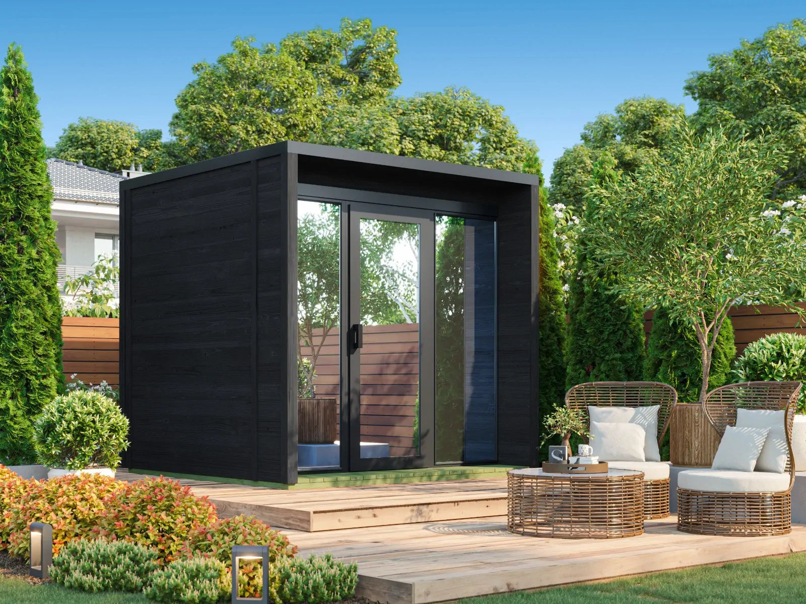 Black Mirror Sauna XS | 5m2 | 2.5 x 2.5m