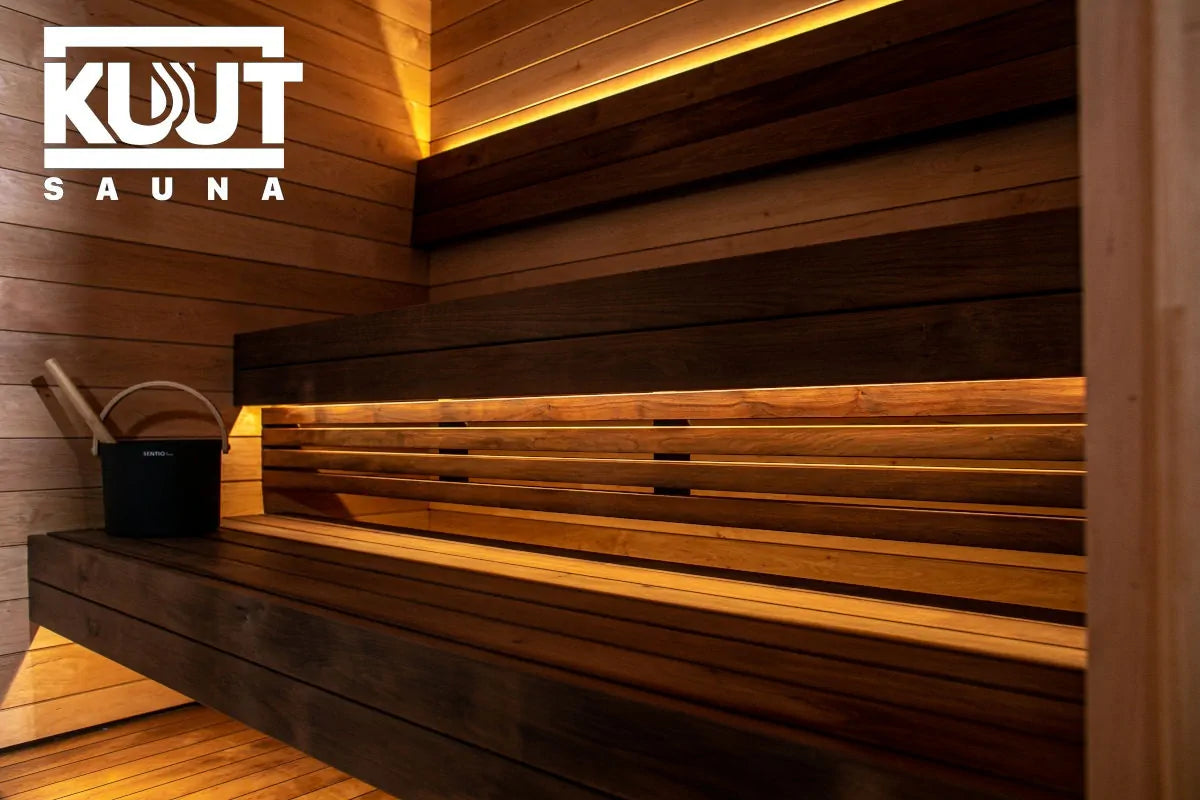 Plug-and-play sauna met houtkachel | 2.2 x 3.2 m