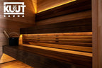 Plug-and-Play-Sauna mit Elektroheizung | 2,2 x 2,2 m