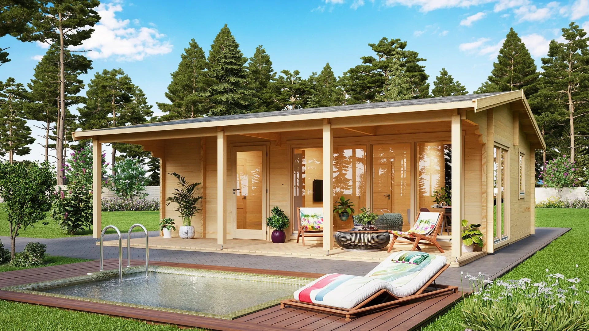 Lodge Mikka 70 - 42m² + 16m² (terras)