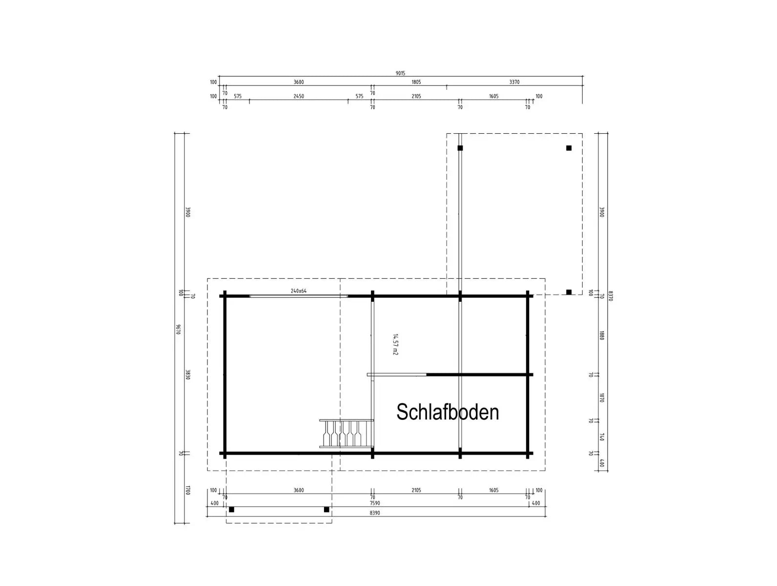Tiny House Montreal 70 - 42m² + 36m² (terras)