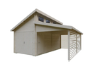 Garage mit Carport Morten | 6,2 x 5,6 m