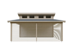 Garage mit Carport Morten | 6,2 x 5,6 m