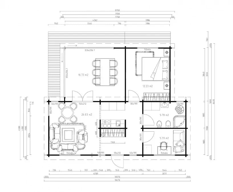 Lodge Nice 70 - 67m²
