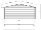 Doppelcarport mit Abstellraum ODENWALD | 6,38 x 8 m
