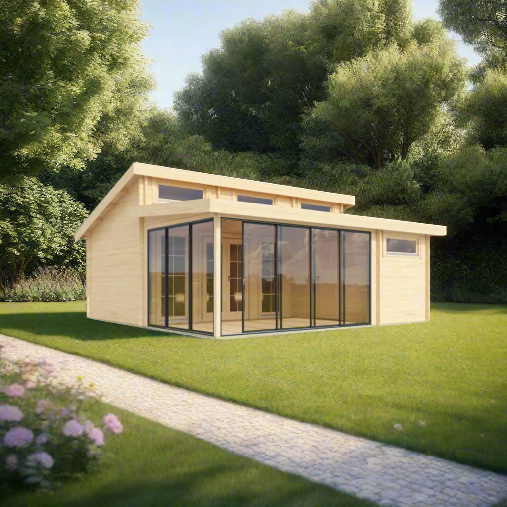 Tuinhuis Alu Comfort Panorama 70 - 40m²