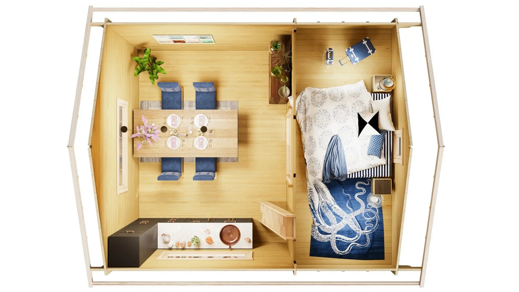Tiny House Regal 44 – 27m² + 9m² (Terrasse)