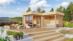 Saunacabine Forte 70 - 12m² + 8m² (terras)