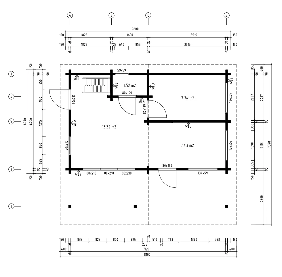 Lodge Marit 90 - 48m² + 18m² (terras)