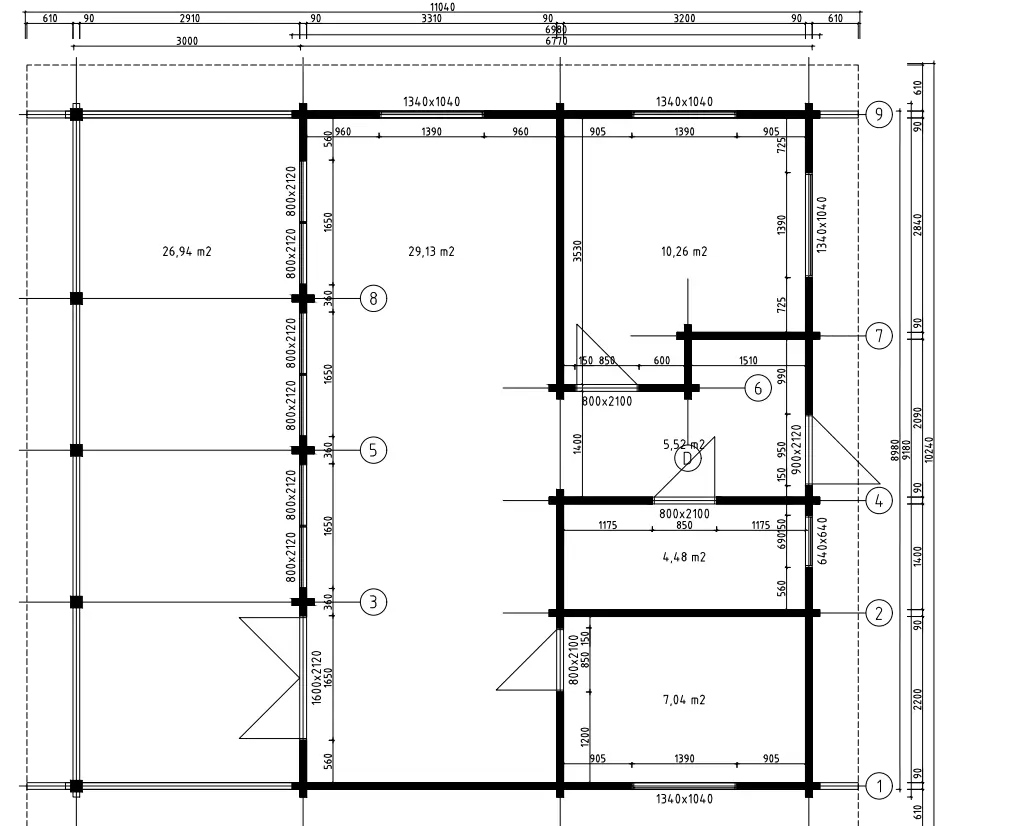 Lodge Caroline 90 - 57m² + 27m² (terras)