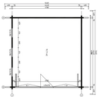 Tuinhuis Emma 70 - 20 m²