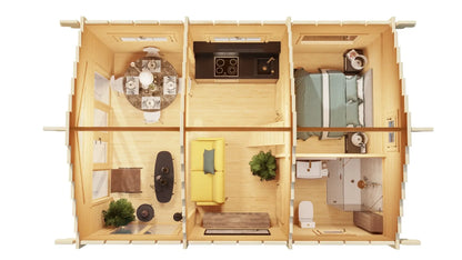 Tuinhuis Sigrid 70 – 28m²